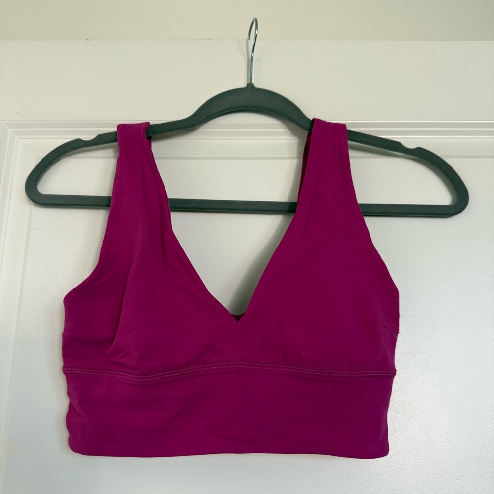 Lululemon Athletica Magenta Sports Bra